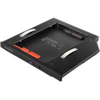AXAGON AXAGON 2,5" SSD/HDD beépítő keret laptop ODD helyre, max 9,5mm magas (RSS-CD09)