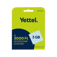 YETTEL YETTEL Expressz​ 3 GB mobilnet extra SIM kártya