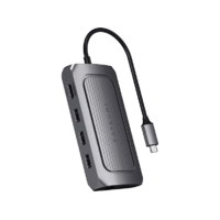 SATECHI SATECHI USB4 multiport adapter, Gigabit LAN, 8K HDMI, USB-C, 2x USB-A Gen3.2, microSD, 3,5 jack (ST-U4MA3M)