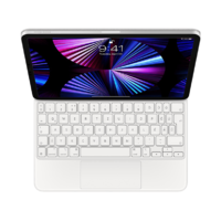 APPLE APPLE Magic Keyboard iPad Pro 11" 1/2/3/4 gen és iPad Air 4/5 gen készülékekhez, fehér, Magyar (mjqj3mg/a)