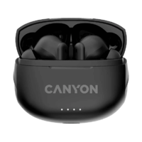 CANYON CANYON TWS-8 vezeték nélküli fülhallgató mikrofonnal, Bluetooth, ENC, fekete (CNS-TWS8B)