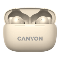 CANYON CANYON OnGo 10 vezeték nélküli TWS fülhallgató mikrofonnal, Bluetooth, ANC, bézs (CNS-TWS10BG)