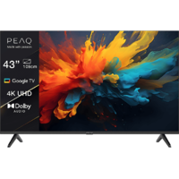 PEAQ PEAQ PTV 43GU-5024T 4K UHD Smart QLED Google TV, 108 cm