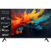 PEAQ PEAQ PTV 43GQU-5024T 4K UHD Smart QLED Google TV, 108 cm