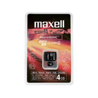 MAXELL MAXELL MicroSDHC 4GB kártya