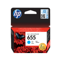 HP HP 655 ciánkék eredeti tintapatron (CZ110AE)