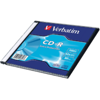 VERBATIM VERBATIM CD-R lemez 700 MB 52x, vékony tok, DataLife
