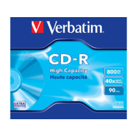 VERBATIM VERBATIM CD-R lemez 800 MB 90 perc 40x, normál tok Extra Protection