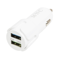 MNC MNC 54931WH Szivargyújtó adapter 2 x USB aljzattal, fehér
