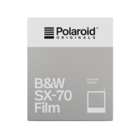 POLAROID POLAROID fekete-fehér SX-70 Film, fotópapír fehér kerettel, SX-70 kamerához, 8db instant fotó