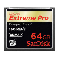 SANDISK SANDISK CF Extreme Pro memóriakártya (123844) 64 GB, 160MB/sec