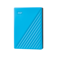 WD WD My Passport 4TB külső merevlemez USB 3.2 2,5" HDD, kék