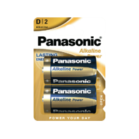 PANASONIC PANASONIC Alkaline Power D góliát 1.5V alkáli/tartós elemcsomag 2db (LR20APB-2BP)