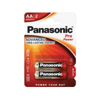 PANASONIC PANASONIC Pro Power AA ceruza 1.5V szupertartós alkáli elemcsomag 2db (LR6PPG-2BP)