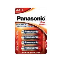 PANASONIC PANASONIC Pro Power AA ceruza 1.5V szupertartós alkáli elemcsomag 4db (LR6PPG-4BP)
