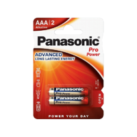 PANASONIC PANASONIC Pro Power AAA mikro 1.5V szupertartós alkáli elemcsomag 2db (LR03PPG-2BP)