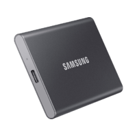 SAMSUNG SAMSUNG T7 Hordozható SSD, 1 TB, USB 3.2, szürke (MU-PC1T0T)