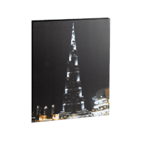 FAMILY POUND FAMILY POUND 58018J LED-es fali hangulatkép, "Burj Khalifa", 38x48 cm