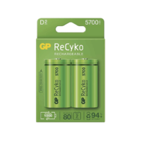 GP GP ReCyko NiMH Tölthető akkumulátor, HR20 (D ) 5700mAh, 2db (B2145)