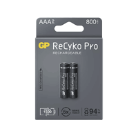 GP GP ReCyko Pro NiMH tölthető akkumulátor, HR03 (AAA) 800mAh, 2db (B2218)