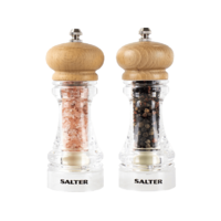 SALTER SALTER 7607 Bükkfa só- és borsőrlő, 2db