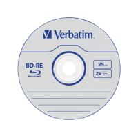 VERBATIM VERBATIM BD-RE BluRay újraírható lemez, 25GB, 1 db (43615)
