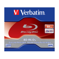 VERBATIM VERBATIM BD-RE BluRay kétrétegű újraírható lemez, 50 GB, 1 db (43760)