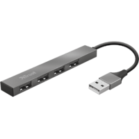 TRUST TRUST Halyx 4 portos alumínium mini USB hub (23786)