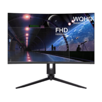 PEAQ PEAQ PMO G270-CQK 27'' Ívelt WQHD 165 Hz 16:9 FreeSync VA LED Gamer Monitor