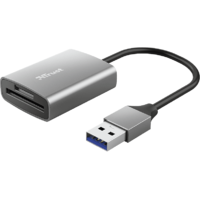 TRUST TRUST Dalyx USB 3.2 (Gen1) SD/microSD kártyaolvasó, alumínium (24135)