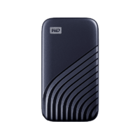 WD WD My Passport™ külső SSD 500GB, USB3.2 Gen1, 1050MB/1000 MB/s, kék, WDBAGF5000ABL (184972)