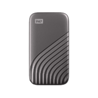 WD WD My Passport™ külső SSD 2TB, USB3.2 Gen1, 1050MB/1000MB/s, szürke, WDBAGF0020BGY (184979)