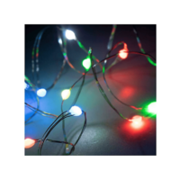 CHRISTMAS LIGHTING CHRISTMAS LIGHTING MicroLED-es fényfüzér, 100db RGB LED, 10 méter, távirányító (ML 112 RGB)
