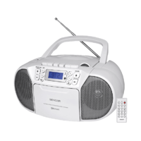 SENCOR SENCOR SPT 3907 W hordozható bluetooth CD-s rádió MP3/USB/AUX, fehér