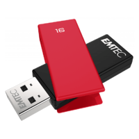 EMTEC EMTEC C350 Brick Pendrive, 16GB, USB 2.0, piros (ECMMD16GC352)