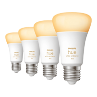 PHILIPS PHILIPS HUE Izzó hideg-meleg fehér , E27 , 6W , 4 darabos , PMO (929002489804)