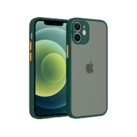 CELLECT CELLECT iPhone 13 Mini műanyag tok, zöld-narancs (CEL-MATT-IPH1354-GO)