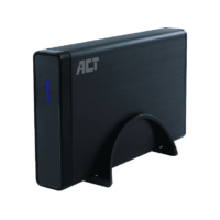 ACT ACT Külső HDD ház 3,5"-os merevlemezhez, SATA és IDE csatlakozás, USB 2.0, tápegység, állvány (AC1410)