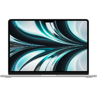 APPLE APPLE MacBook Air 2022 13,6" Liquid Retina ezüst Apple M2(8C/8C)/8GB/256GB (mlxy3mg/a)