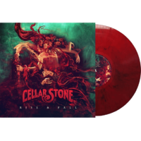 ROCK OF ANGELS Cellar Stone - Rise & Fall (Rose Red & Black Marbled Vinyl) (Vinyl LP (nagylemez))
