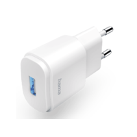 HAMA HAMA FIC E3 Hálózati töltő USB-A, 1,2 A, 6W, fehér (201645)