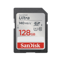 SANDISK SANDISK SDXC Ultra memóriakártya, 128 GB, 140MB/s, UHS-I, Class 10 (215416)