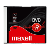 MAXELL MAXELL DVD-R írható DVD lemez, 16x írási sebesség, Slim tok (275608)