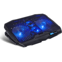 SPIRIT OF GAMER SPIRIT OF GAMER Airblade 600 BLUE notebook hűtőpad, max. 17", 2x125 mm + 2x70 mm, kék LED (SOG-VE600BL)