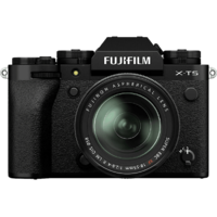 FUJIFILM FUJIFILM X-T5 váz + XF 18-55 mm f2.8-4 R LM OIS Digitális tükörnélküli fényképezőgép szett, fekete