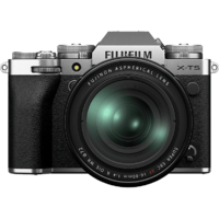 FUJIFILM FUJIFILM X-T5 váz + XF 16-80 mm f4 R OIS WR Digitális tükörnélküli fényképezőgép szett, ezüst