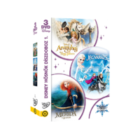 DISNEY Disney hősnők - Aranyhaj és a nagy gubanc / Merida, a bátor / Jégvarázs (DVD)