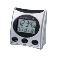 TECHNOLINE TECHNOLINE Digitális óra, hőmérséklet kijelzéssel, monochrom kijelzővel, ezüst (WT 221T)