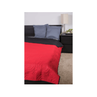 NATURTEX NATURTEX Ágytakaró, microfiber kétoldalas ágytakaró, piros-fekete színben