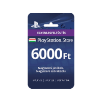 SONY PlayStation Network 6000 forintos feltöltőkártya